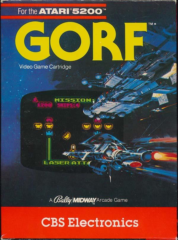 Gorf (1982) (CBS) Box Scan - Front